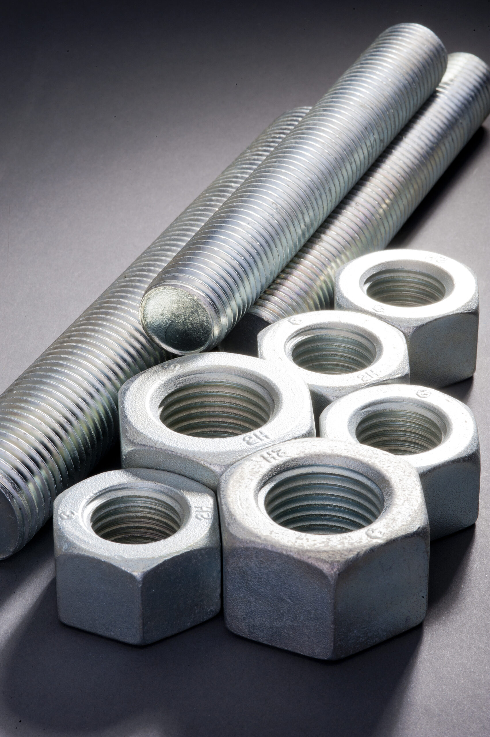ZCor Zinc studs nuts scaled ZCor Zinc studs nuts scaled